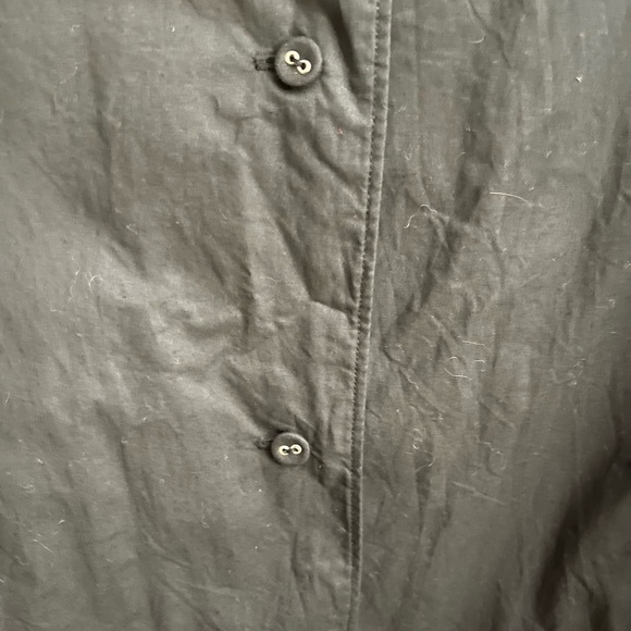 SOLD-NOT AVAILABLE 🔴 DKNYpure top with eyelets and embroidery. Fun buttons - Picture 5 of 6